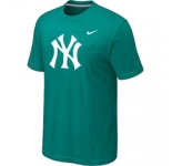 MLB New York Yankees Heathered Green Nike Blended T-Shirt