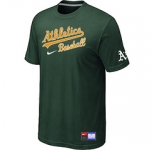 MLB Oakland Athletics D.Green Nike Short Sleeve Practice T-Shirt