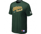 MLB Oakland Athletics D.Green Nike Short Sleeve Practice T-Shirt