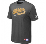 MLB Oakland Athletics D.Grey Nike Short Sleeve Practice T-Shirt