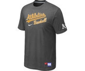 MLB Oakland Athletics D.Grey Nike Short Sleeve Practice T-Shirt
