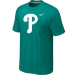 MLB Philadelphia Phillies Heathered Green Nike Blended T-Shirt
