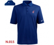 Nike Cleveland Indians 2014 Players Performance Polo -Blue