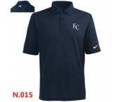 Nike Kansas City Royals 2014 Players Performance Polo -Dark blue