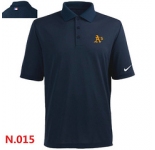 Nike Oakland Athletics 2014 Players Performance Polo -Dark blue-3