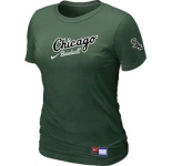 Women MLB Chicago White Sox Nike D.Green Away Practice T-Shirt
