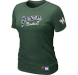 Women MLB Milwaukee Brewers Nike D.Green Short Sleeve Practice T-Shirt