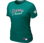 Women MLB Milwaukee Brewers Nike L.Green Short Sleeve Practice T-Shirt