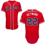 mlb jerseys atlanta braves #22 heyward red[2014 new]