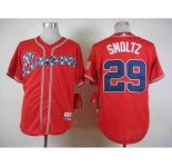 mlb jerseys atlanta braves #29 smoltz red