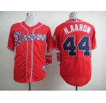 mlb jerseys atlanta braves #44 h.aaron red[m&n][2014 new][h.aaron]