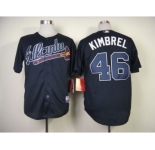 mlb jerseys atlanta braves #46 kimbrel blue