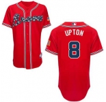 mlb jerseys atlanta braves #8 upton red[2014 new]