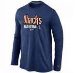 Arizona Diamondbacks Crimson Long Sleeve T-Shirt D.Blue
