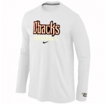Arizona Diamondbacks Crimson Long Sleeve T-Shirt White