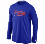 Atlanta Braves Long Sleeve T-Shirt Blue