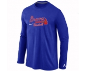 Atlanta Braves Long Sleeve T-Shirt Blue