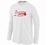 Atlanta Braves Long Sleeve T-Shirt WHITE