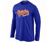 Baltimore Orioles Long Sleeve T-Shirt Blue