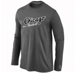 Chicago White Sox Long Sleeve T-Shirt D.Grey