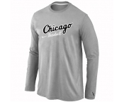 Chicago White Sox Long Sleeve T-Shirt Grey