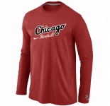 Chicago White Sox Long Sleeve T-Shirt RED