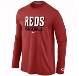 Cincinnati Reds Long Sleeve T-Shirt RED