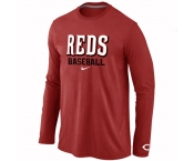 Cincinnati Reds Long Sleeve T-Shirt RED