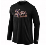 Detroit Tigers Long Sleeve T-Shirt Black