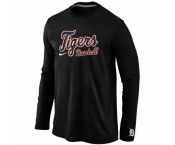 Detroit Tigers Long Sleeve T-Shirt Black