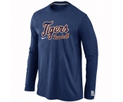 Detroit Tigers Long Sleeve T-Shirt D.Blue