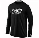 Los Angeles Dodgers  Long Sleeve T-Shirt Black