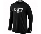 Los Angeles Dodgers  Long Sleeve T-Shirt Black