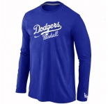 Los Angeles Dodgers  Long Sleeve T-Shirt Blue