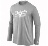 Los Angeles Dodgers Long Sleeve T-Shirt Grey