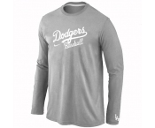 Los Angeles Dodgers Long Sleeve T-Shirt Grey