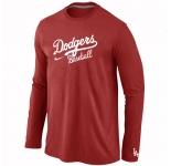 Los Angeles Dodgers Long Sleeve T-Shirt RED
