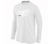 Los Angeles Dodgers Long Sleeve T-Shirt White