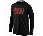 Los Angels of Anaheim Long Sleeve T-Shirt Black