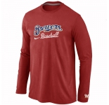 Milwaukee Brewers Long Sleeve T-Shirt RED