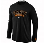 San Francisco Giants Long Sleeve T-Shirt Black