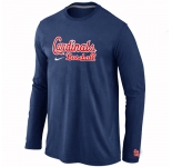 St. Louis Cardinals Long Sleeve T-Shirt D.Blue