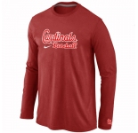 St. Louis Cardinals Long Sleeve T-Shirt RED