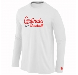 St. Louis Cardinals Long Sleeve T-Shirtwhite