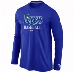 Tampa Bay Rays Long Sleeve T-Shirt Blue