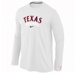 Texas Rangers Long Sleeve T-Shirt WHITE