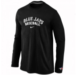 Toronto Blue Jays Long Sleeve T-Shirt Black