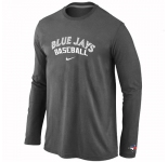 Toronto Blue Jays Long Sleeve T-Shirt D.Grey