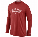 Toronto Blue Jays Long Sleeve T-Shirt RED