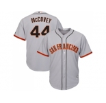 Youth San Francisco Giants #44 Willie McCovey Grey Road Cool Base Stitched MLB Jersey